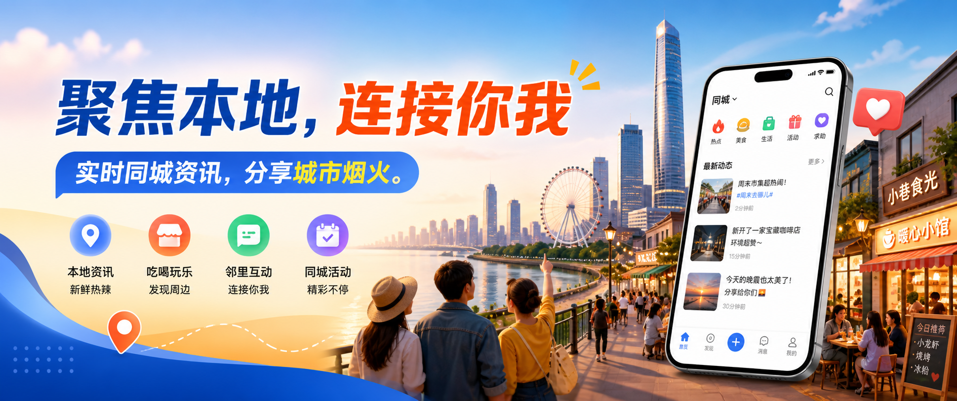 聚焦本地，连接你我